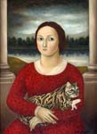 Woman with an Injured Cat