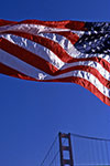 Flag Golden Gate Bridge