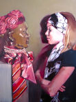 <b>Eye to Eye</b>, 2010<br>Oil on canvas, 24x18 inches<br>$1200