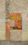 <b>Sunshine and the Mist</b>, 2009<br>Handmade paper & Acrylic, 24x15 inches, 31x23 framed<br>$1400