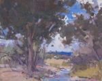 <b>Creekside</b>, 2009<br>Oil on canvas, 8x10 inches<br>$800