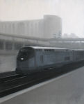 <b>St. Louis Station</b>, 2010<br>Oil on panel, 20x16 inches<br>$2150