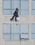 <b>Window Washer</b>, 2010<br>Oil on panel, 10x8 inches<br>$750