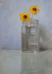 <b>Fair Weather Friends</b>, 2010<br>Oil on panel, 28x20 inches<br><i>sold</i>