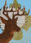 <b>White Halo</b><br>Mixed Media on Canvas, 16x12<br>$400