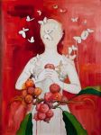 <b>Ripe with Possibility</b>, 2010<br>Mixed Media Painting, 40x30 inches<br>$2700