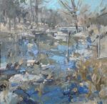 <b>Winter Sparkle</b>, 2010<br>Oil on canvas, 12x12<br><i>sold</i>