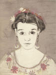 <b>Rory As Frida</b>, 2012<br>Woodcut and drypoint on paper, 8x6 plate, 15x11 paper unframed<br>$400