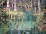 <b>Hamilton Creek Light</b>, 2009<br>Oil on canvas, 36x48 inches<br>$6800