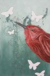 <b>Flutterbye</b><br>Mixed Media, 36x24 inches<br>$900