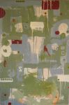 <b>Red Bird</b><br>Mixed Media, 48x36 inches<br>$2800