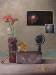 <b>The Eyes Expand to The Distant Horizon</b>, 2010<br>Oil on linen, 40x30 inches<br>$2050
