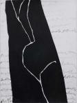 <b>Cracking</b><br>Ink on watercolor paper, 30x22 inches<br>$1600