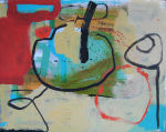 <b>Fruitful</b><br>Mixed Media on paper, 16x20 inches framed<br>$1000