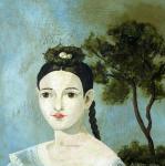<b>Nest</b>, 2010<br>Acrylic on panel, 12x12 inches<br>$1300