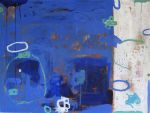 <b>Blue It</b><br>Oil on board, 36x48 inches<br>$2800