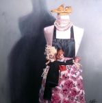 <b>Elusive Satiation</b>, 2009<br>Oil, 30x30 inches<br>$2500