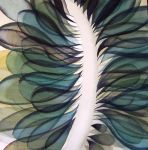 <b>Sea Kelp VI</b>, 2010<br>Watercolor, 10x10 image, 20x20 inches framed<br><i>sold</i>