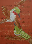 <b>A Little Healthy Competition</b>, 2009<br>Mixed Media/Acrylic, 39x29 inches<br>$1450