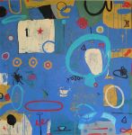 <b>Ten Star</b><br>Mixed Media, 48x48 inches<br>$3200