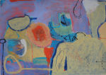 <b>Long Heart</b><br>Mixed Media on paper, 18x24 inches framed<br>$1600
