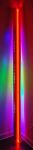 <b>Eight Foot Red</b>, 2009<br>Cast acrylic, rare luminous tube, electrical components, 98x5x3 inches<br><i>sold</i>