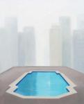 <b>Rooftop Pool</b>, 2010<br>Oil on panel, 48x40 inches<br>$4200
