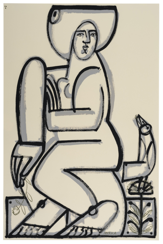 Woman & Bird