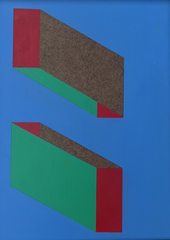 Untitled: Blue Background