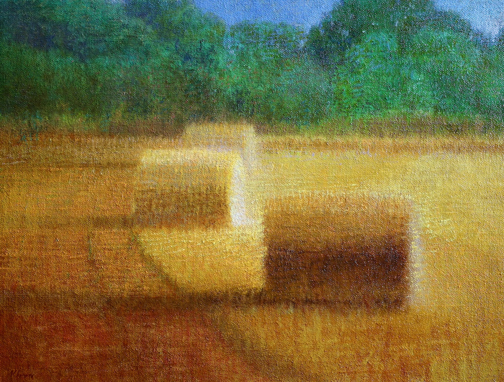 August Haybales