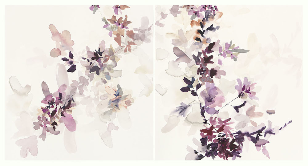 Wildflower Study Lilac and Smoke I