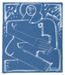 Woman in Blue