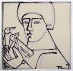 Boy with Doves from the West