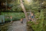 Children in the river