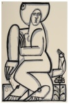 Woman and Bird