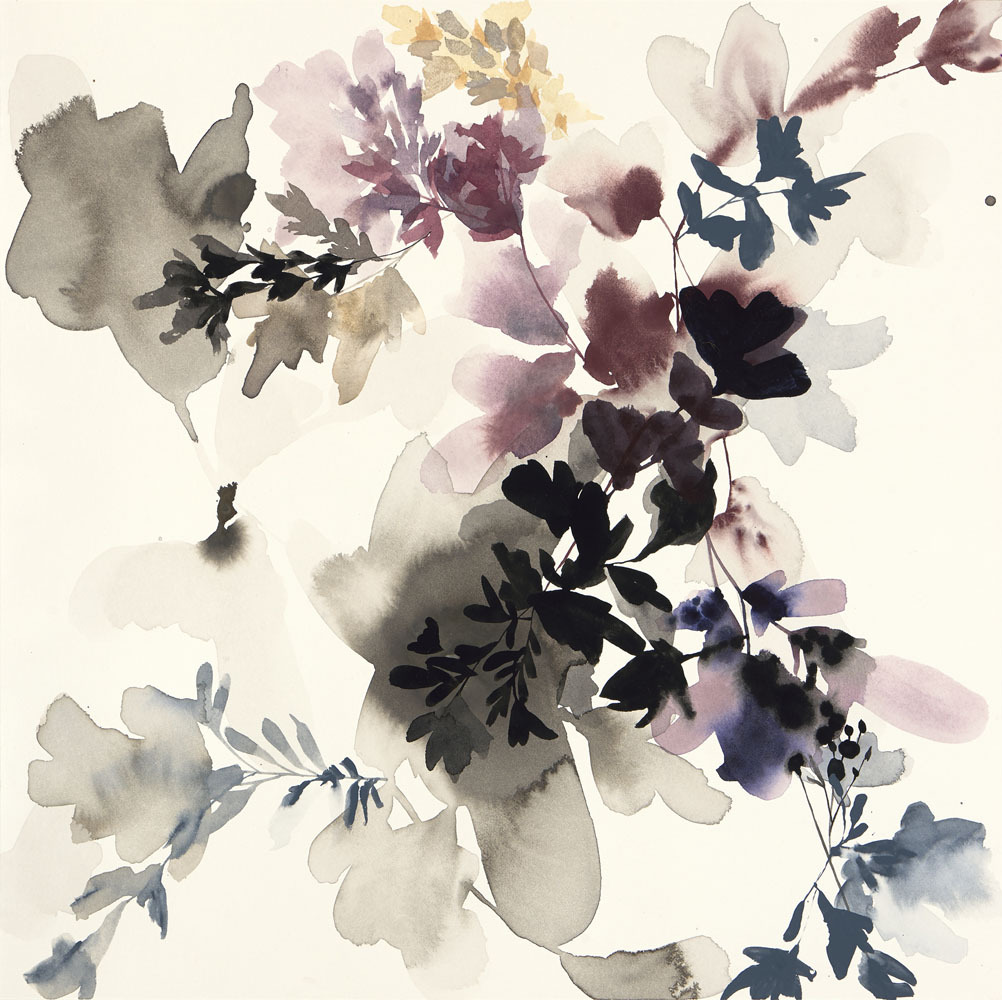 Wildflower Study Lilac and Smoke 2